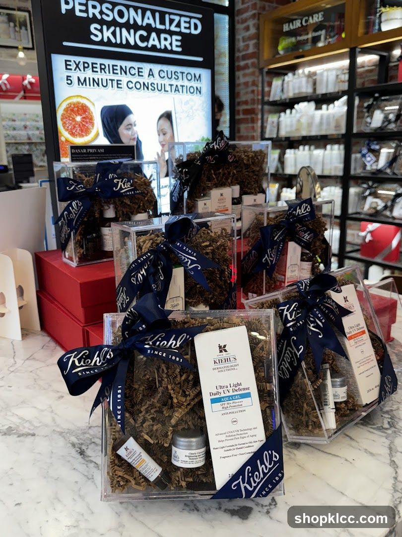 Kiehl's Personalized Skincare Display