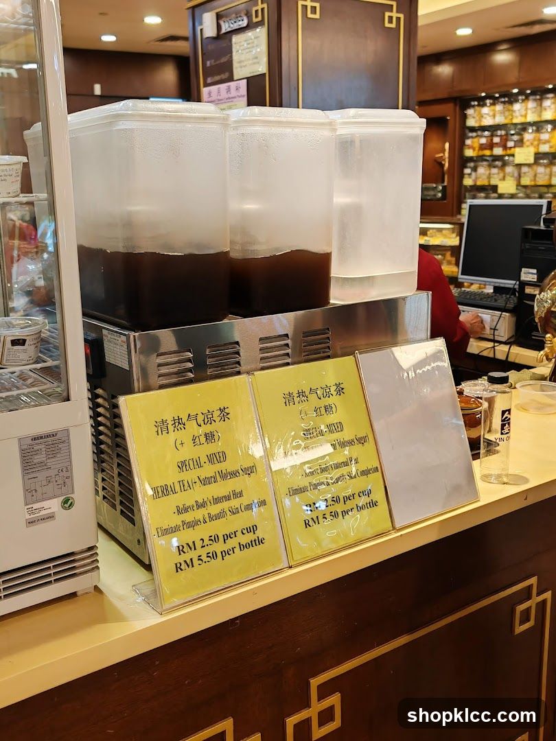 Herbal Tea Display