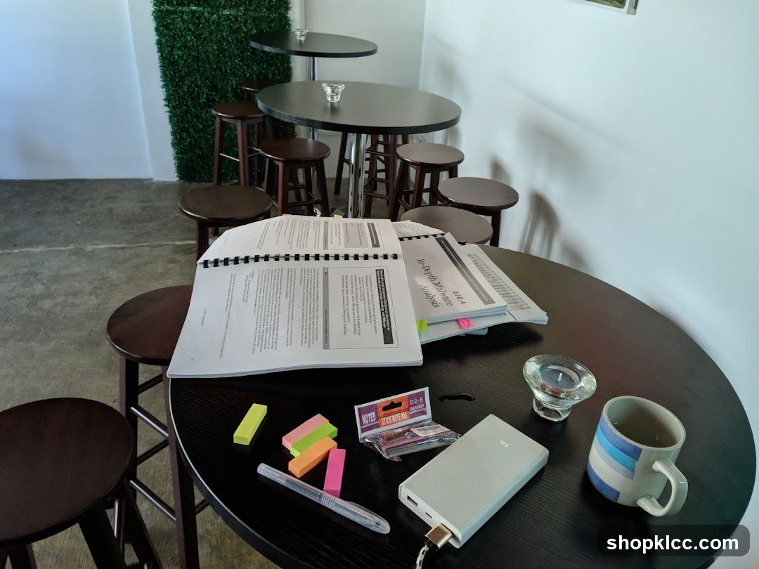Study Table Setup