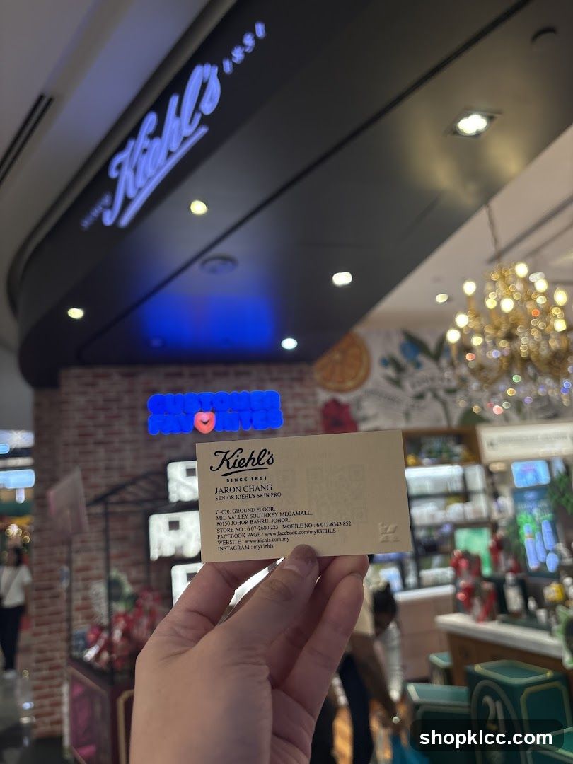 Kiehl's Business Card