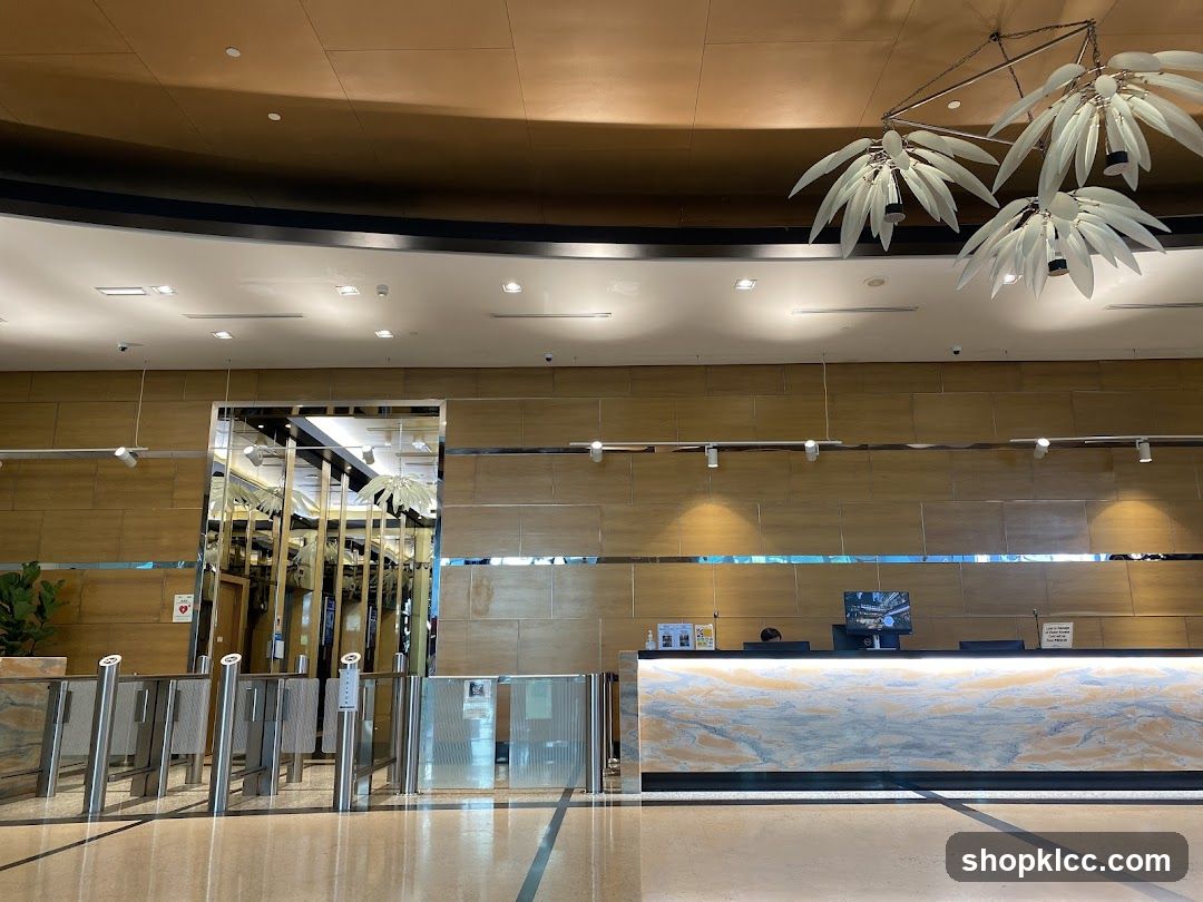 Modern Lobby with Reception Desk