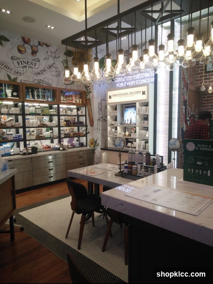Skincare Products Display