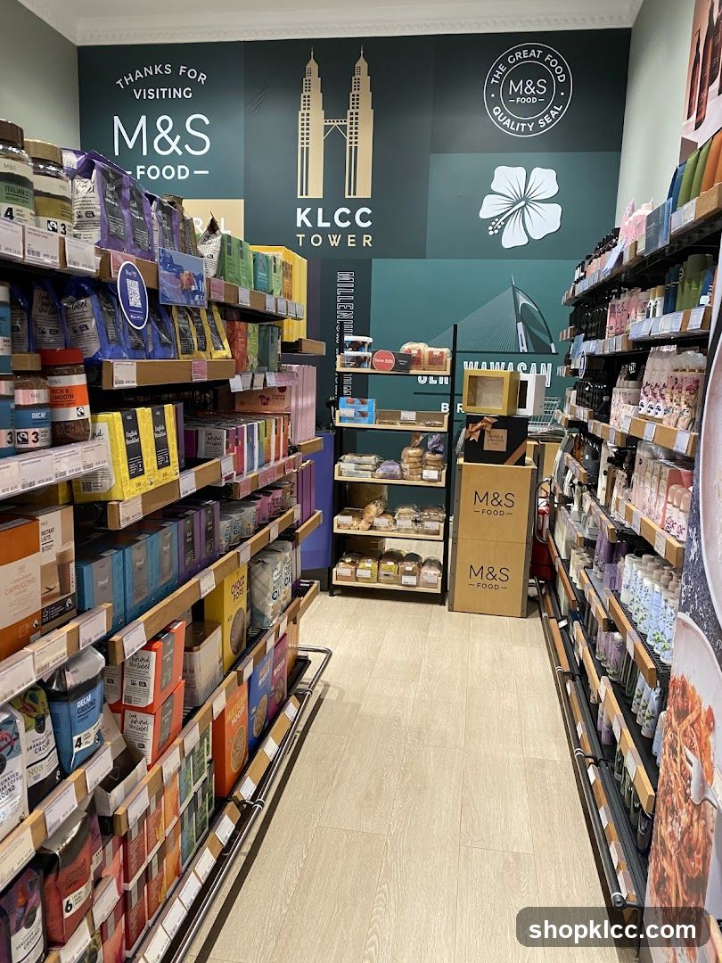 M&S Food Store Aisle