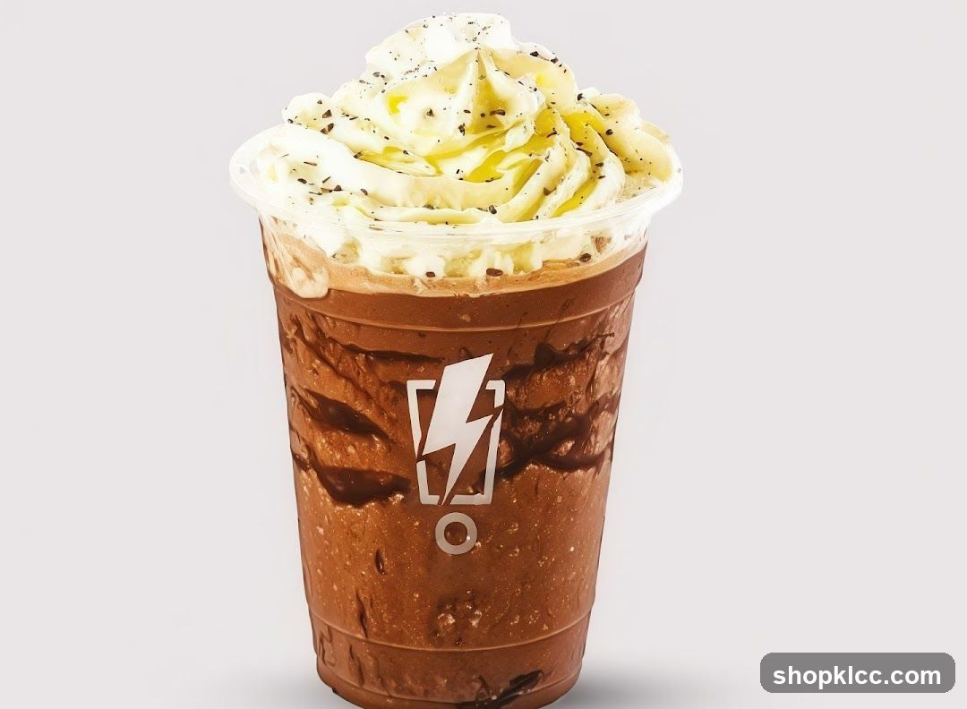 Chocolate Frappe with Whipped Cream
