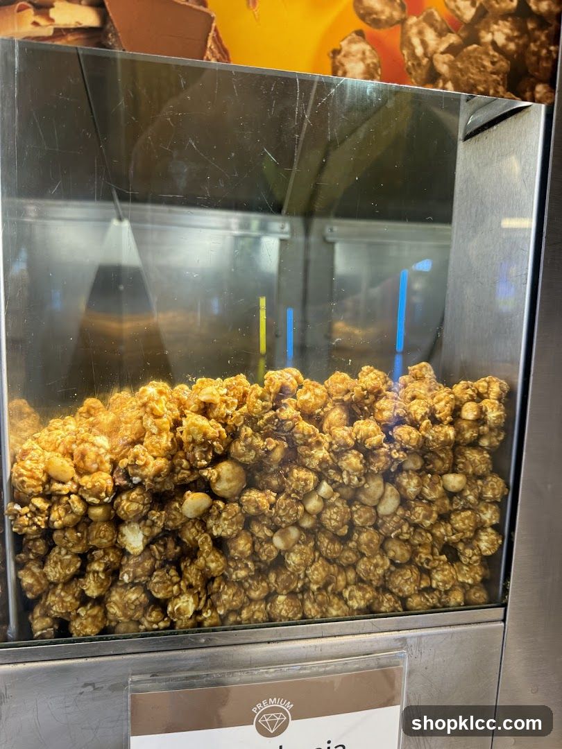Caramel Popcorn Display