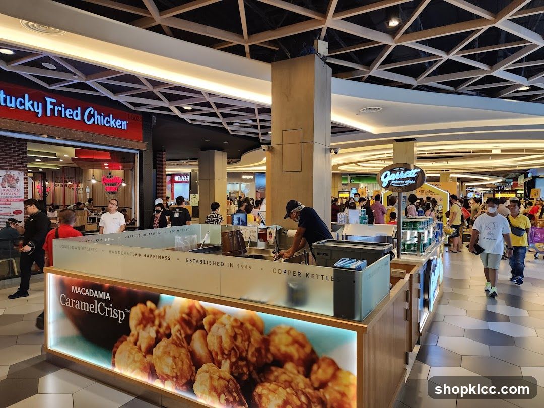 Food court with various stalls