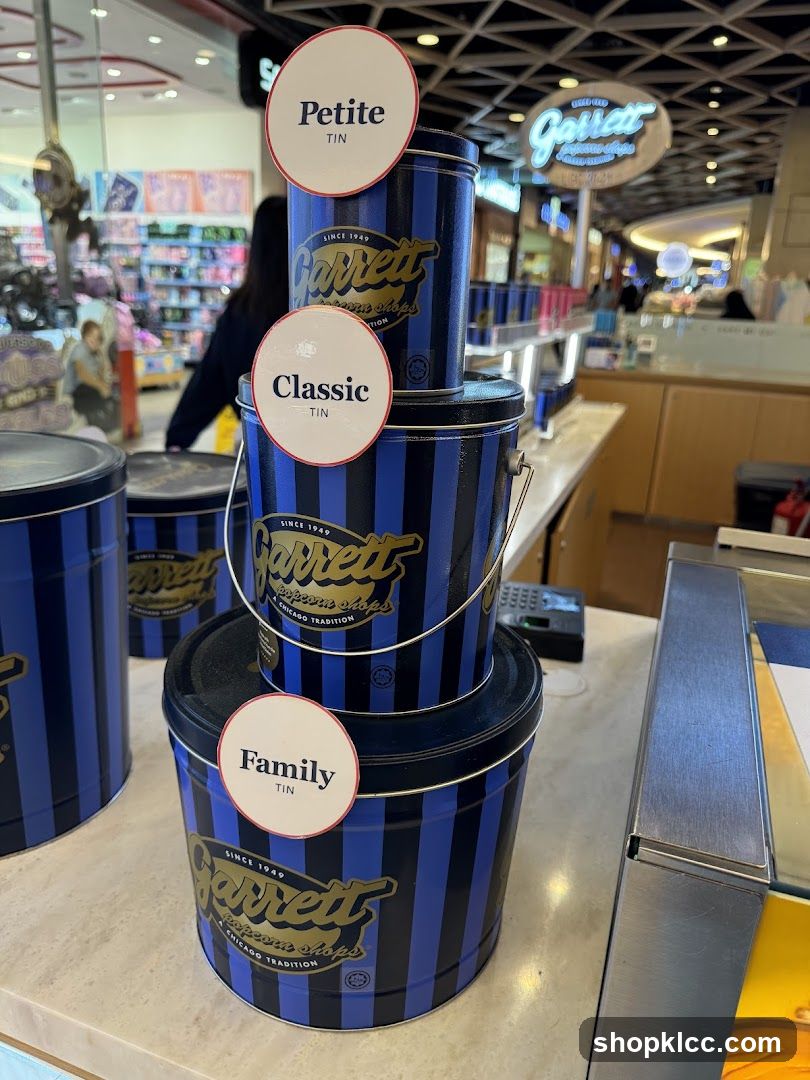 Garrett Popcorn Tins