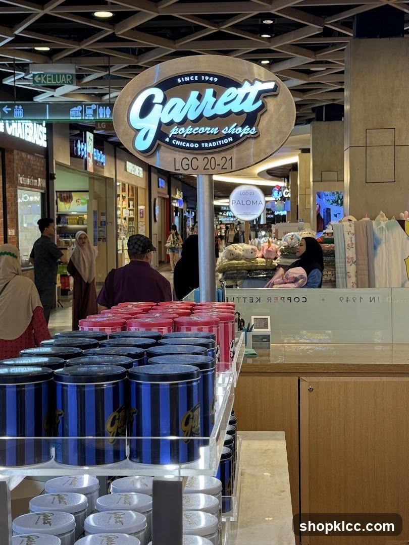 Garrett Popcorn Shops Display