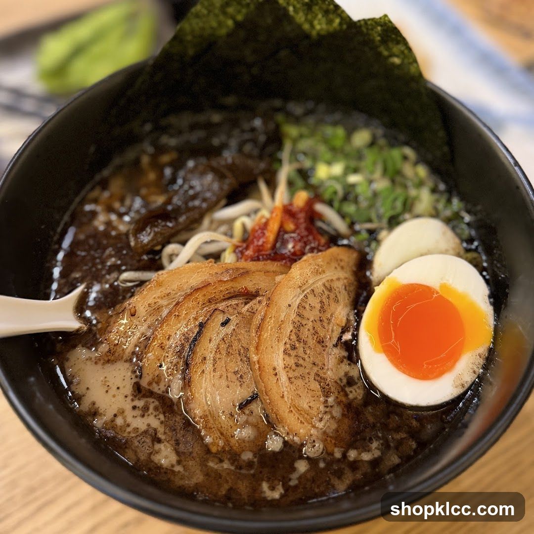 Ramen Bowl with Chashu and Soft-Boiled Egg