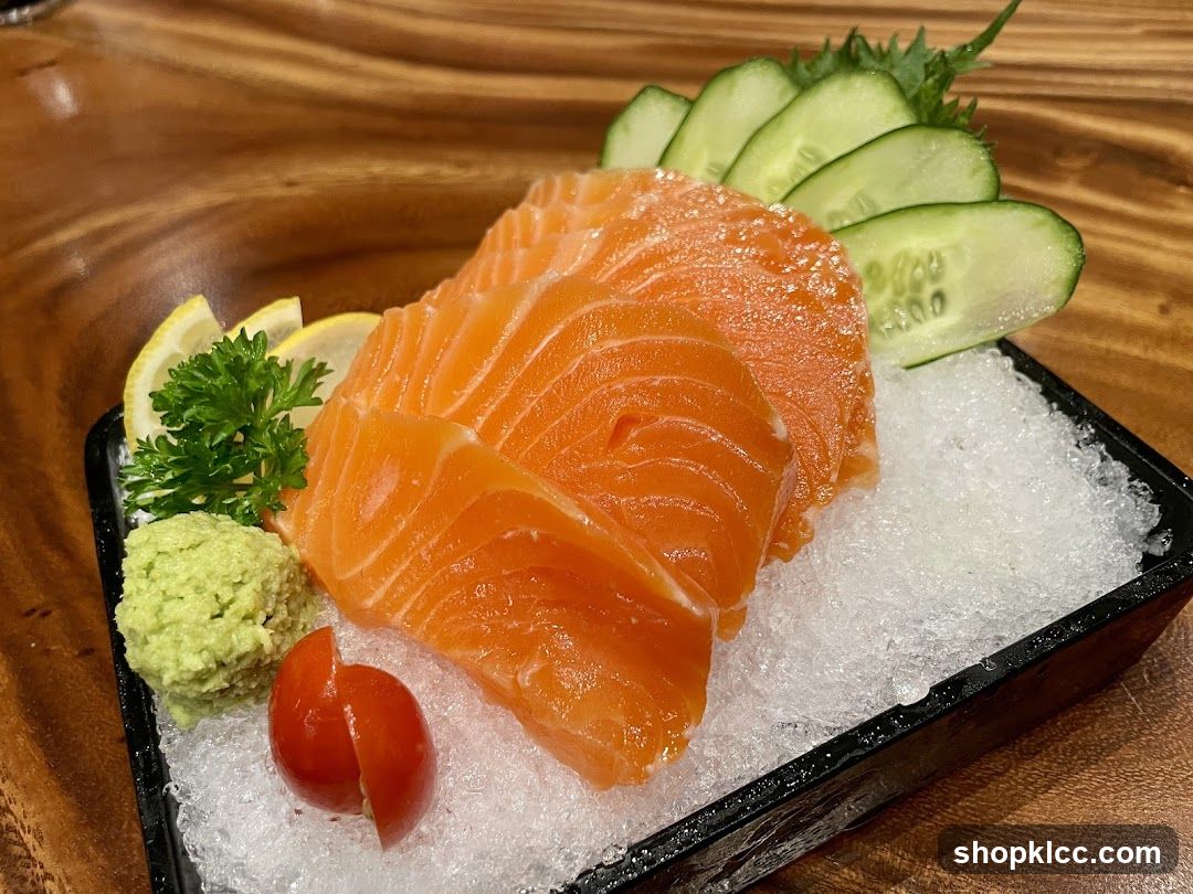Sashimi Platter with Salmon