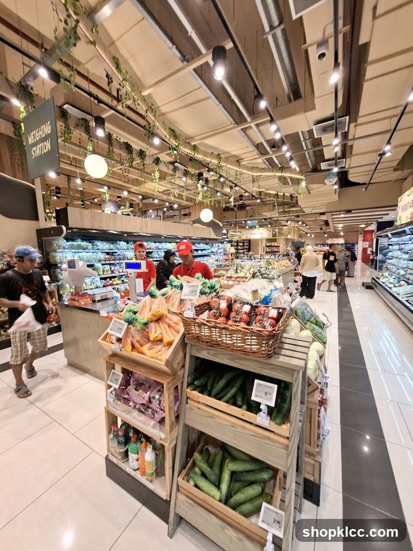 Supermarket Produce Section