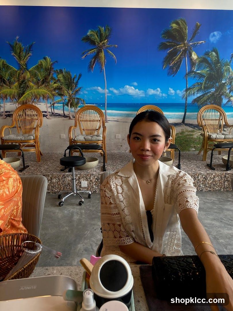 Woman in a Nail Salon