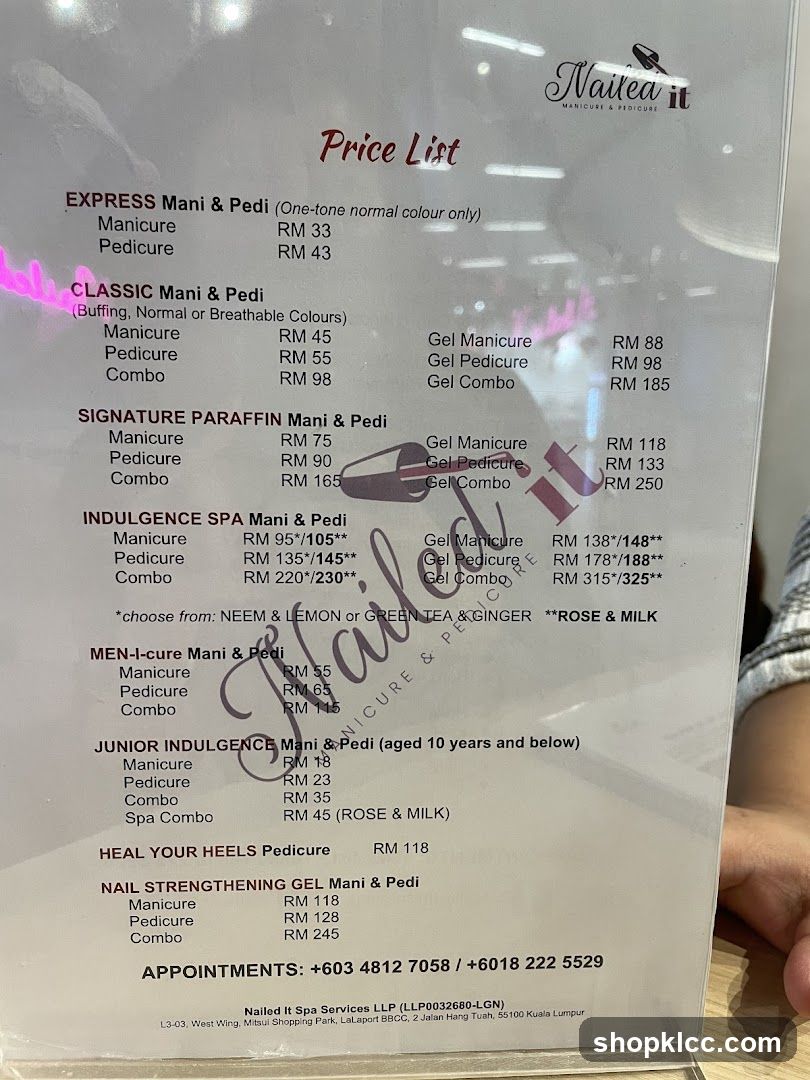 Price List