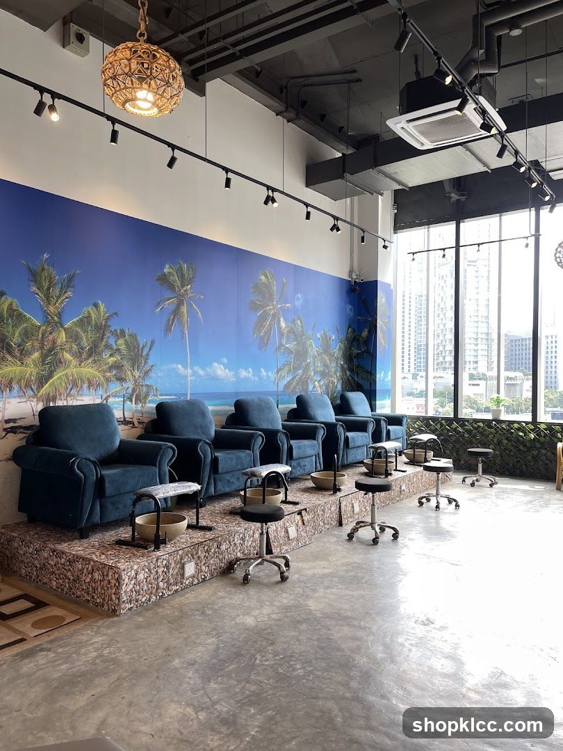 Nail Salon Pedicure Area