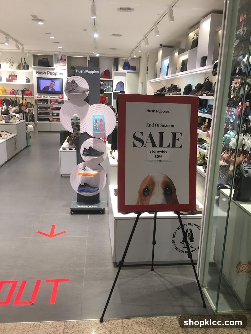 Hush Puppies Sale Sign