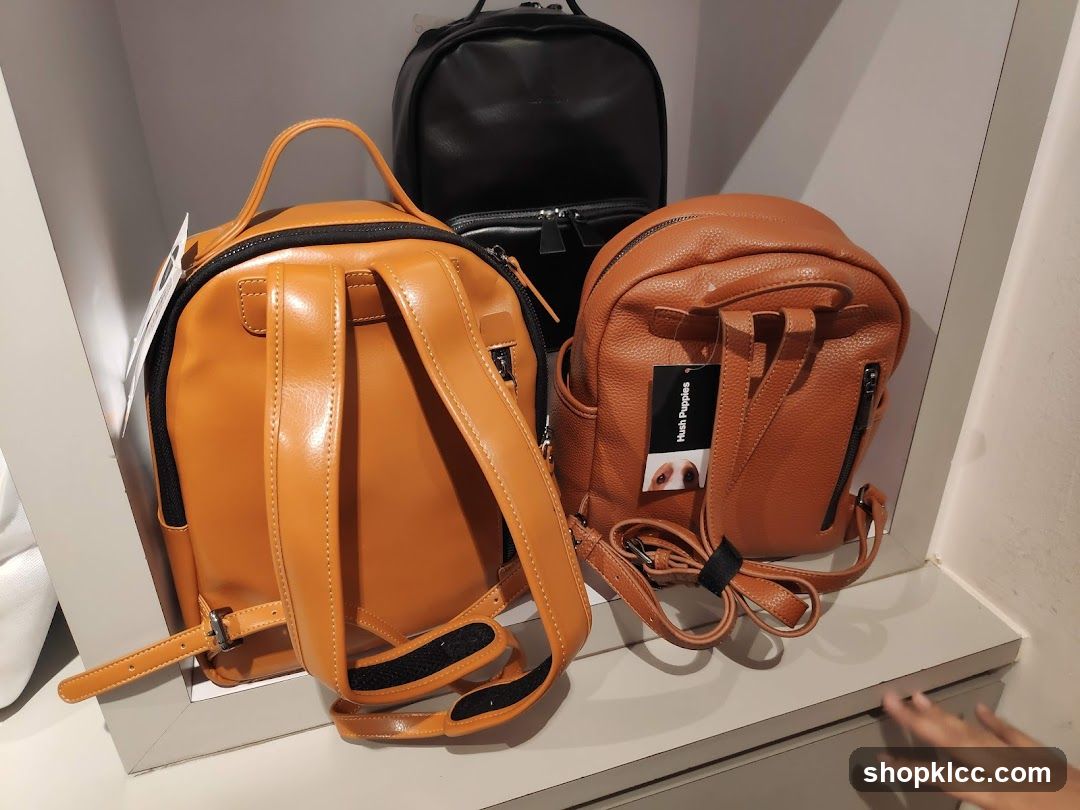 Backpacks on Display