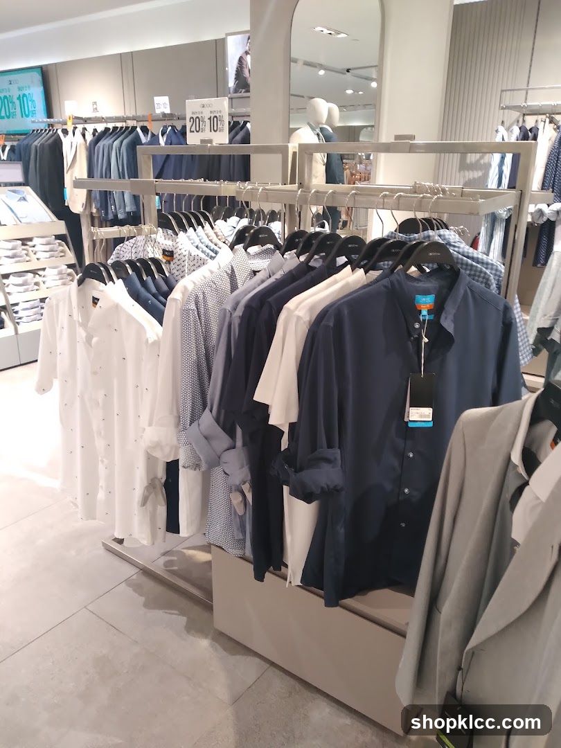 Men's Clothing Display