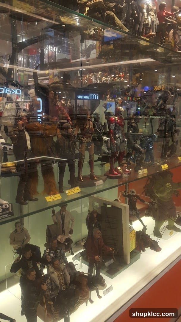 Display of Action Figures