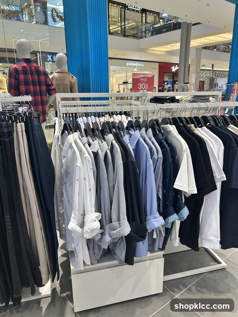 Clothing Display in a Mall
