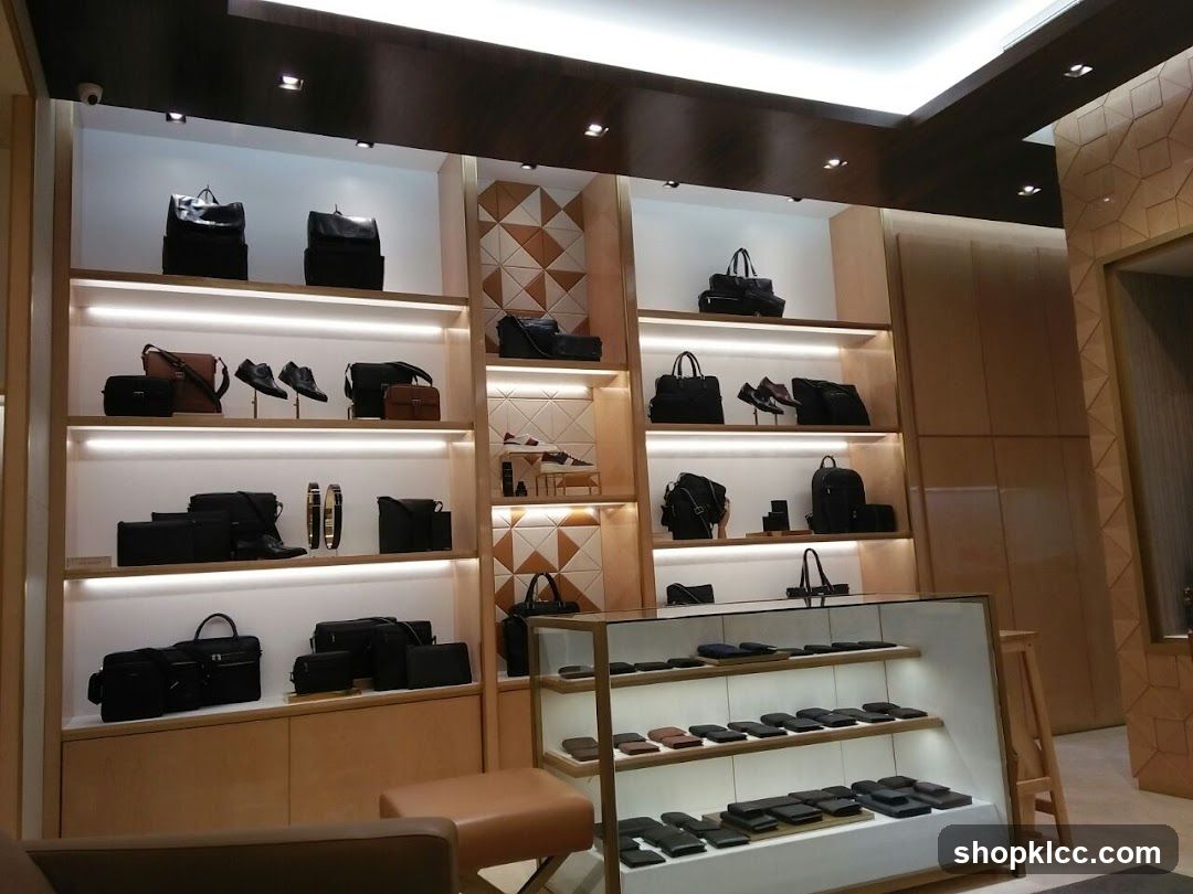 Leather Goods Display
