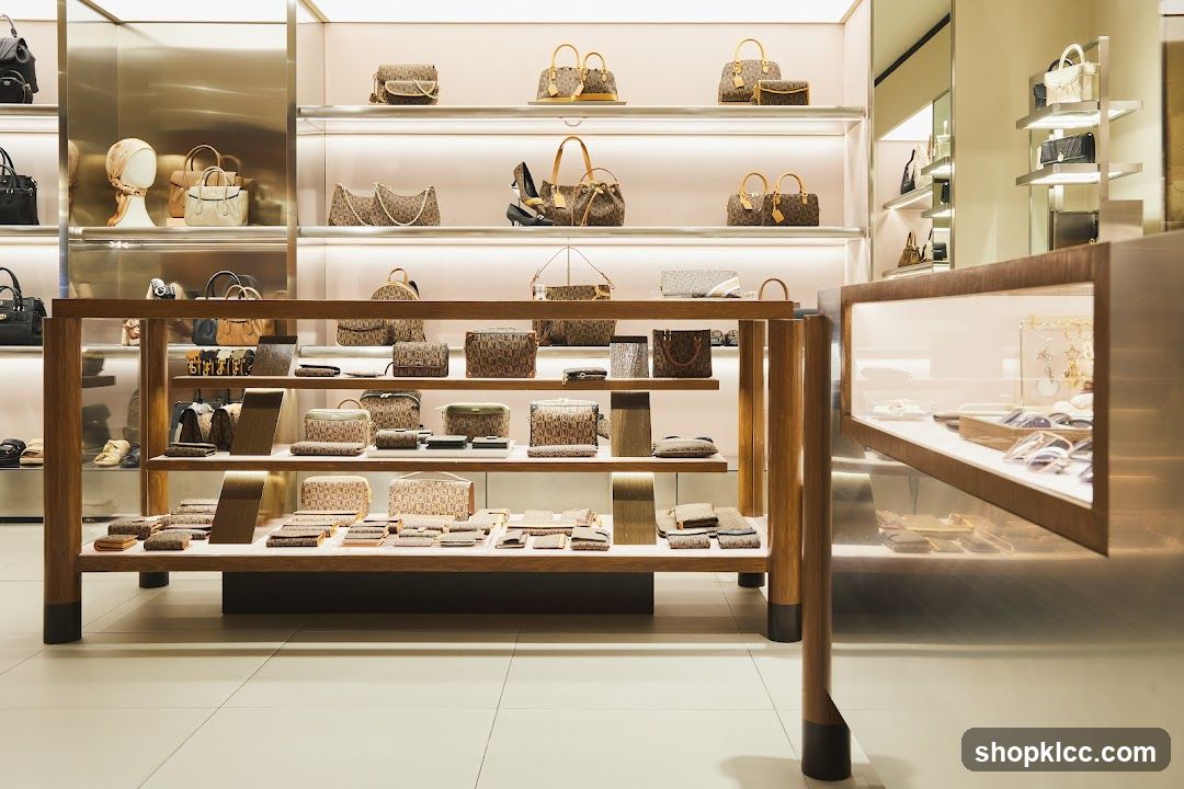 Luxury Handbag Store Display