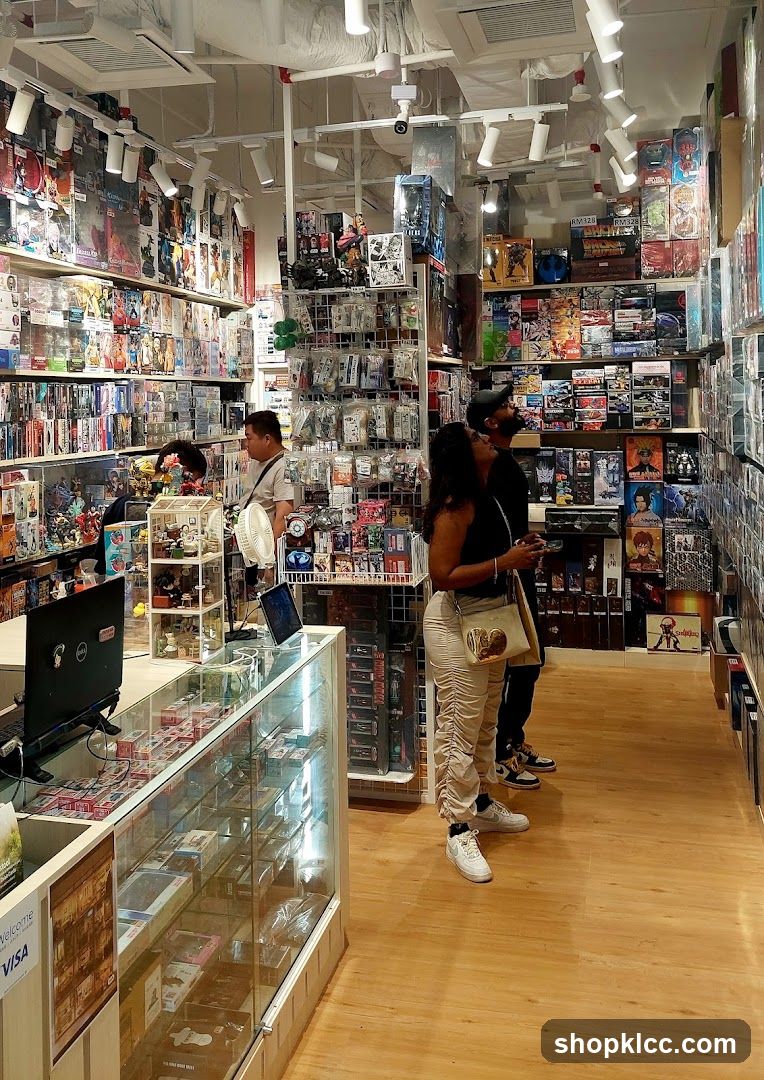 Collectors' shop interior