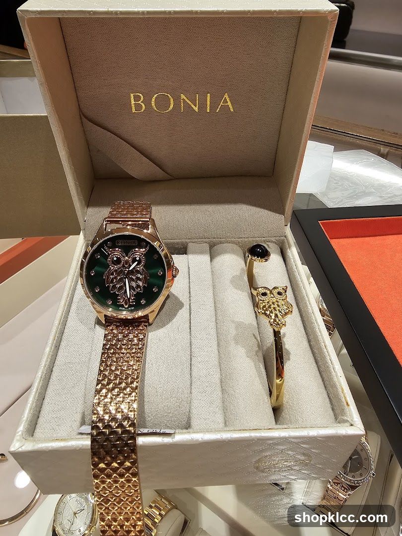 Bonia Watch and Bracelet Set