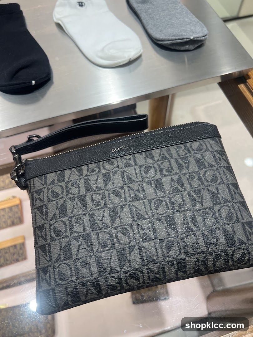 Monogrammed Pouch and Socks