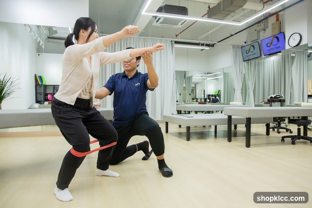 Physical Therapy Session in a Modern Clinic