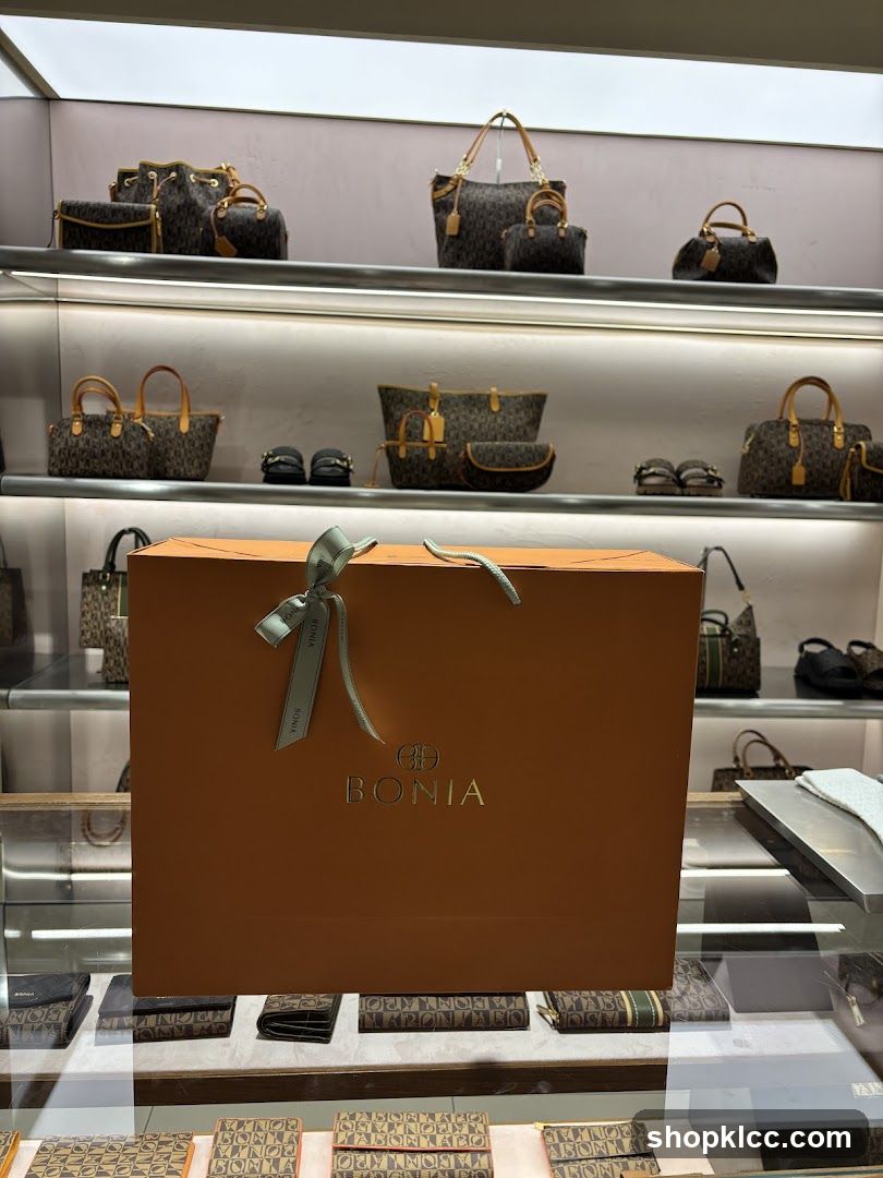 Bonia Handbags and Wallets Display