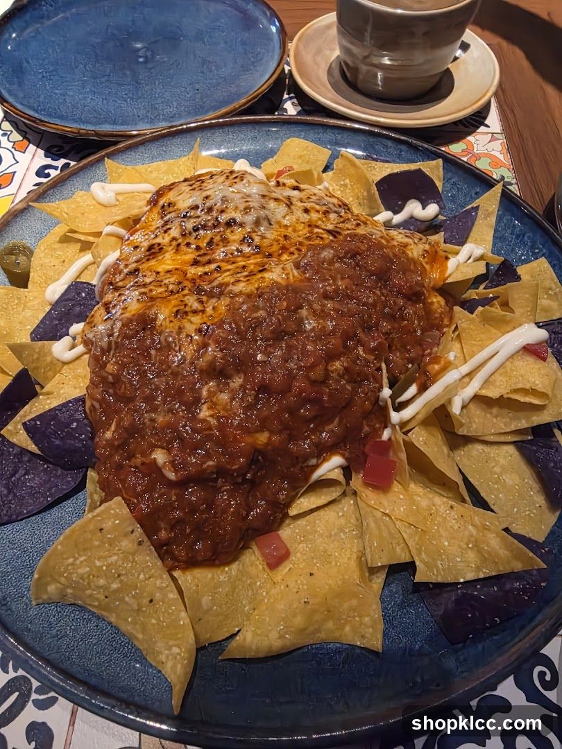 Nachos with Chili and Cheese