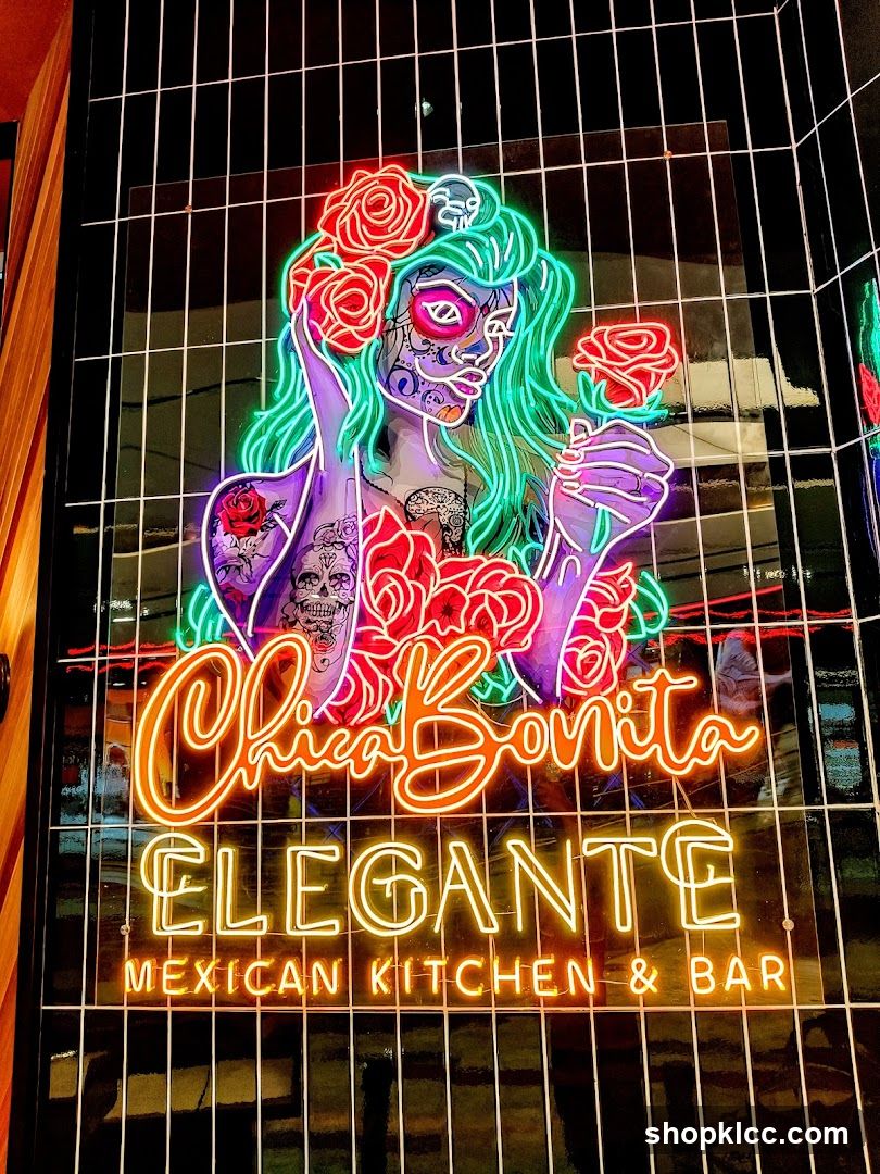 Chica Bonita Elegante Neon Sign