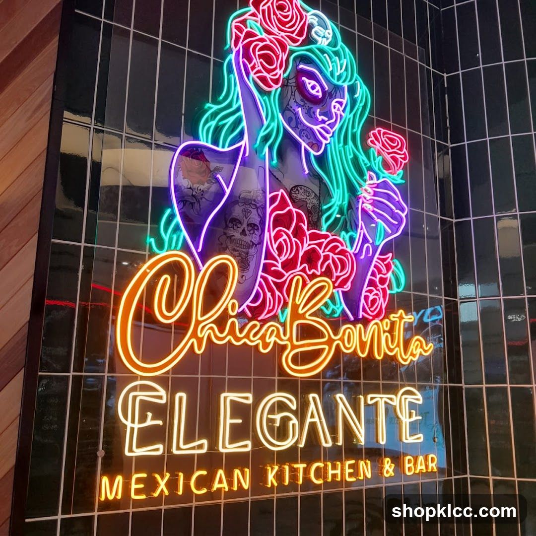 Neon Sign for Chica Bonita Elegante