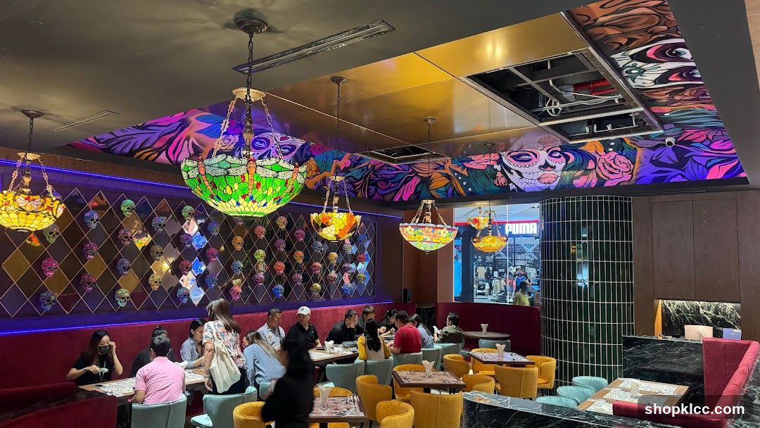 Restaurant Interior with Colorful Decor