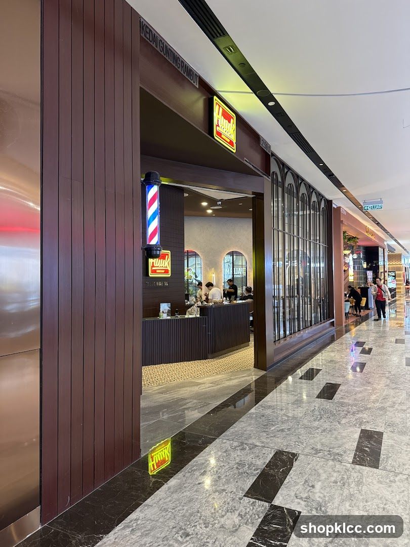 Barber Shop Entrance