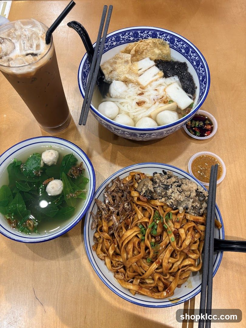 Noodle and Soup Meal