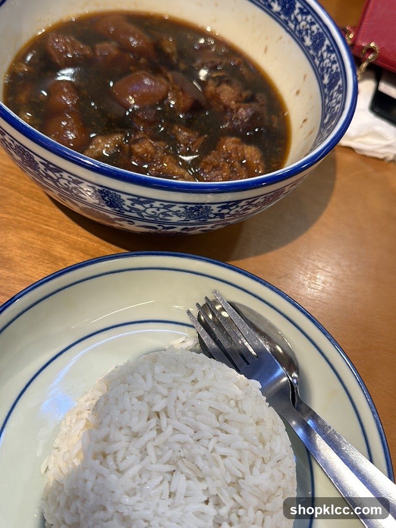 Bowl of Braised Meat with Rice