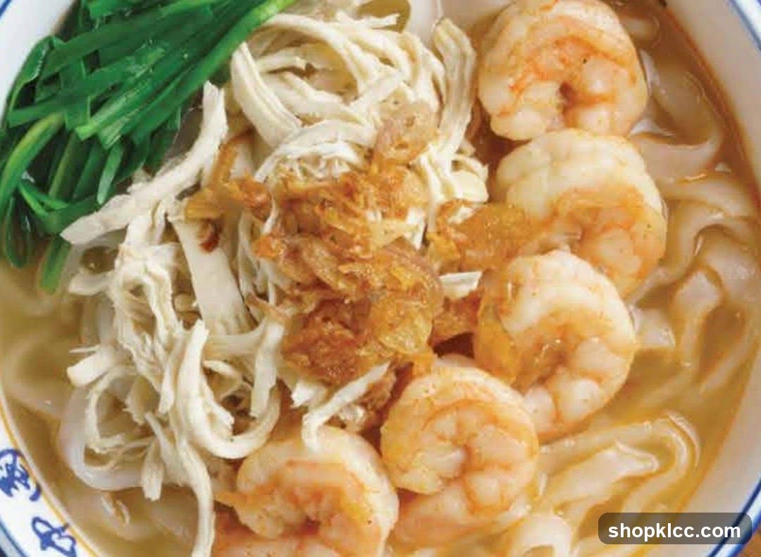 Shrimp and Chicken Noodle Soup