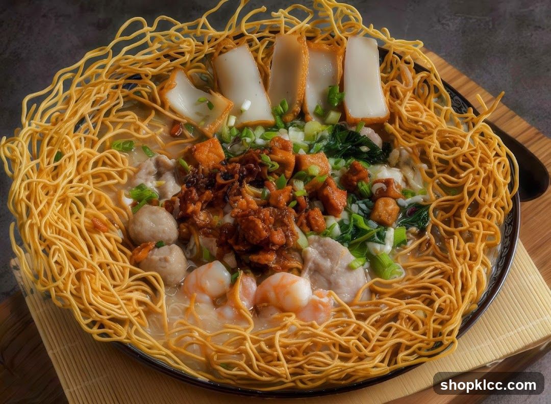 Noodle Bowl with Crispy Toppings