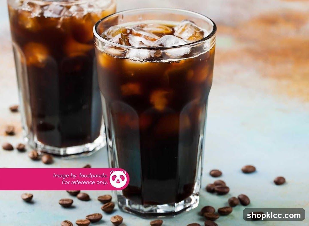 Iced Coffee Drinks with Beans