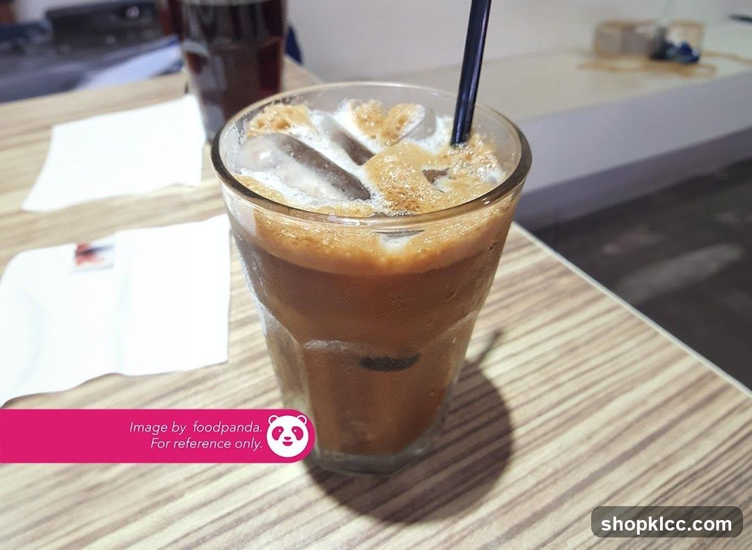 Iced Coffee with Foam