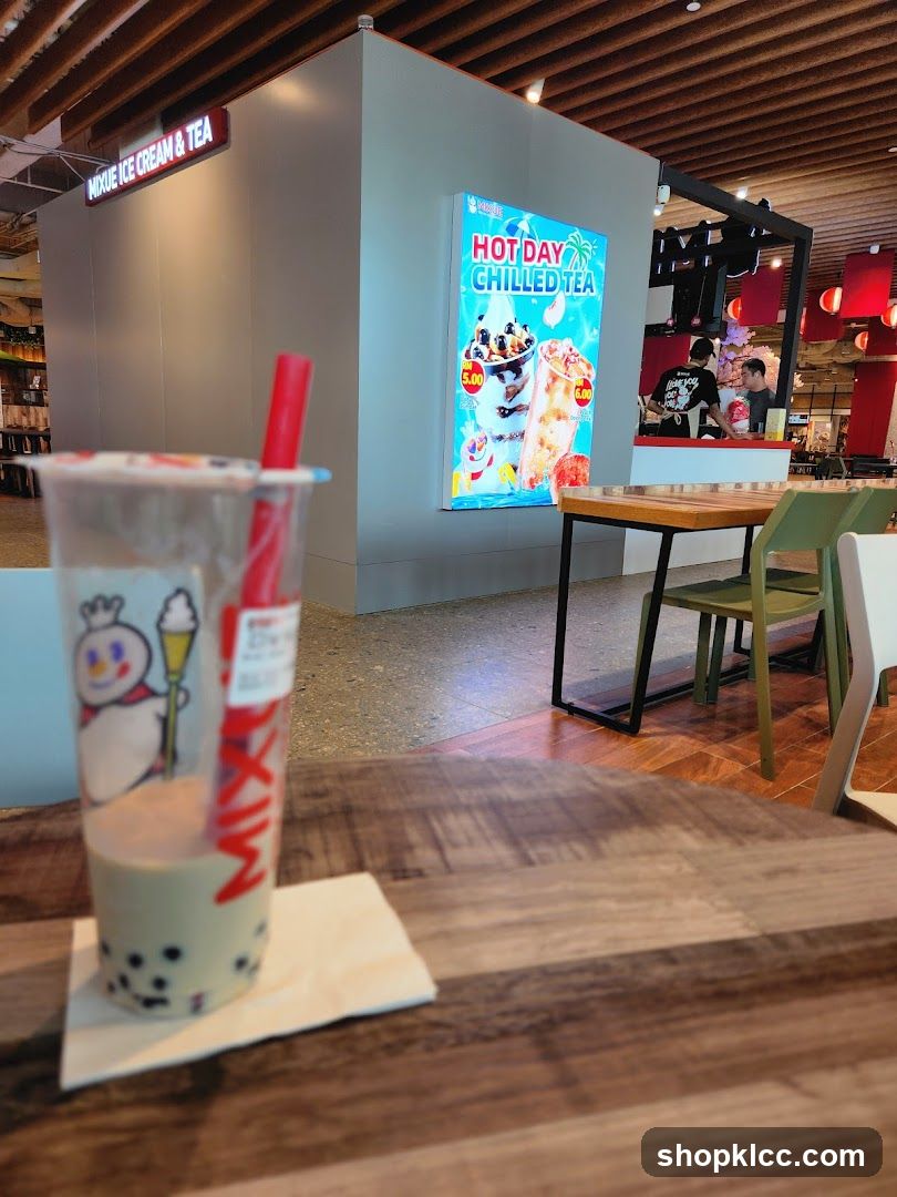 MiXUE Ice Cream & Tea Advertisement