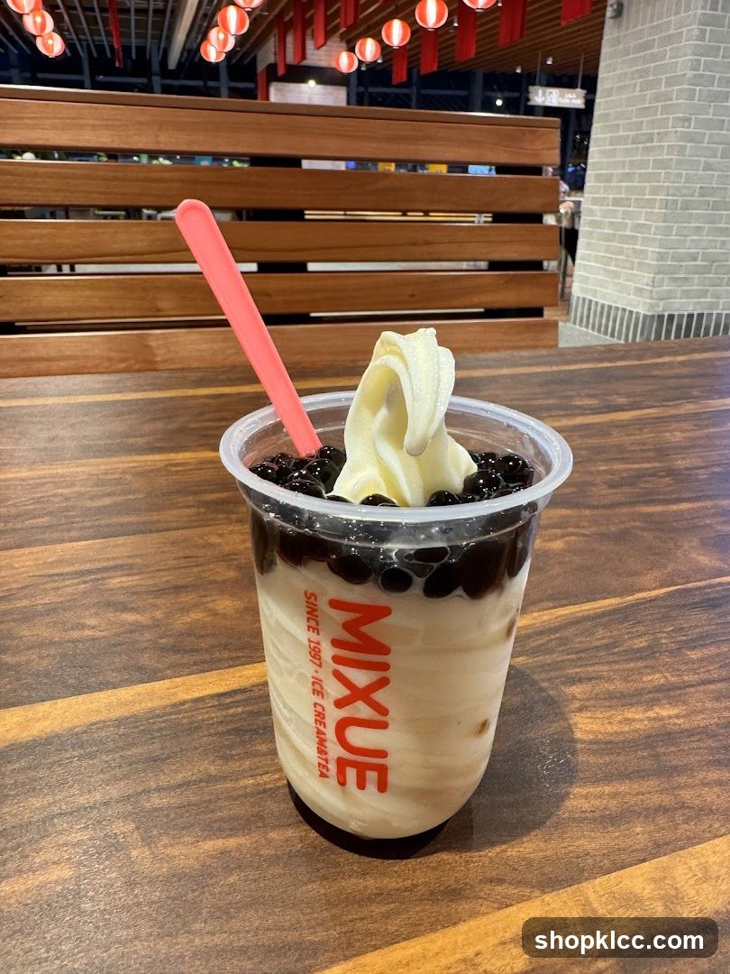 Ice Cream Boba Drink