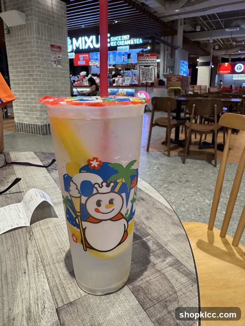 Drink with Snowman Logo