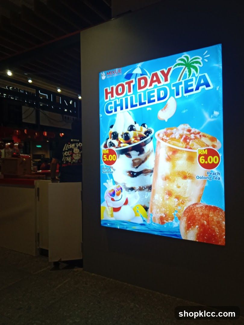 Hot Day Chilled Tea Advertisement