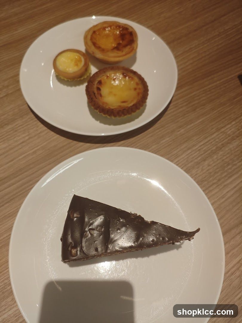 Desserts on Plates