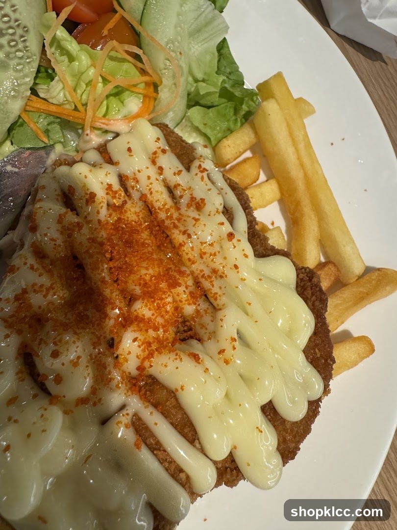 Schnitzel with Fries and Salad