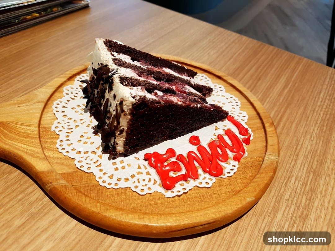 Slice of Chocolate Cake