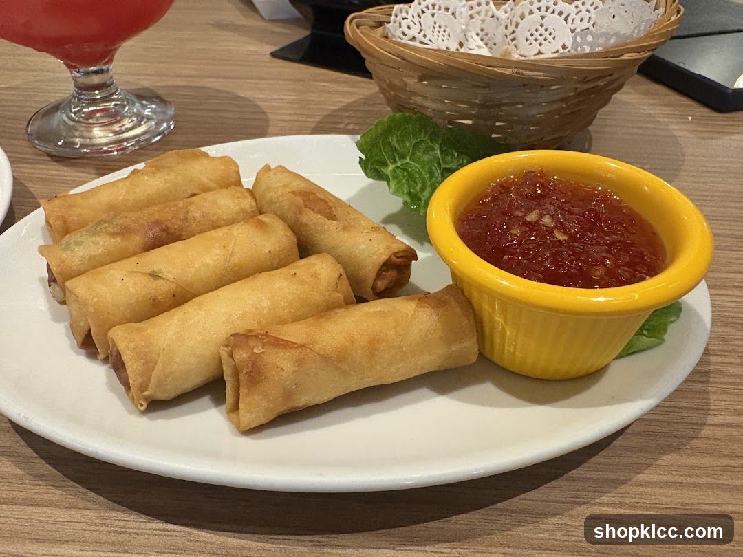 Spring Rolls with Dipping Sauce