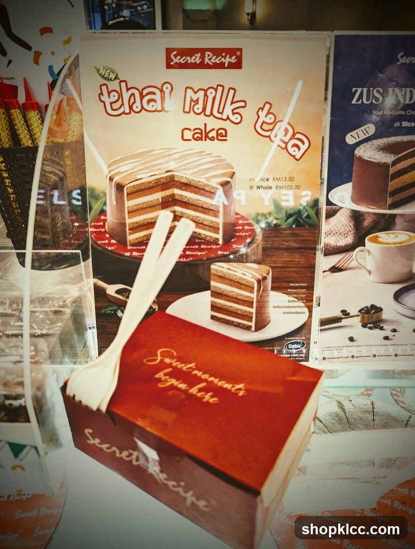Secret Recipe Thai Milk Tea Cake Promotion
